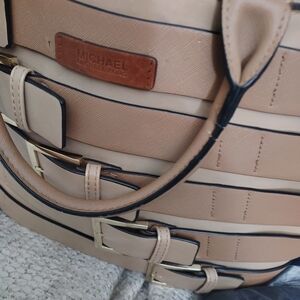 Michael Kors Tan Striped Women's Bag